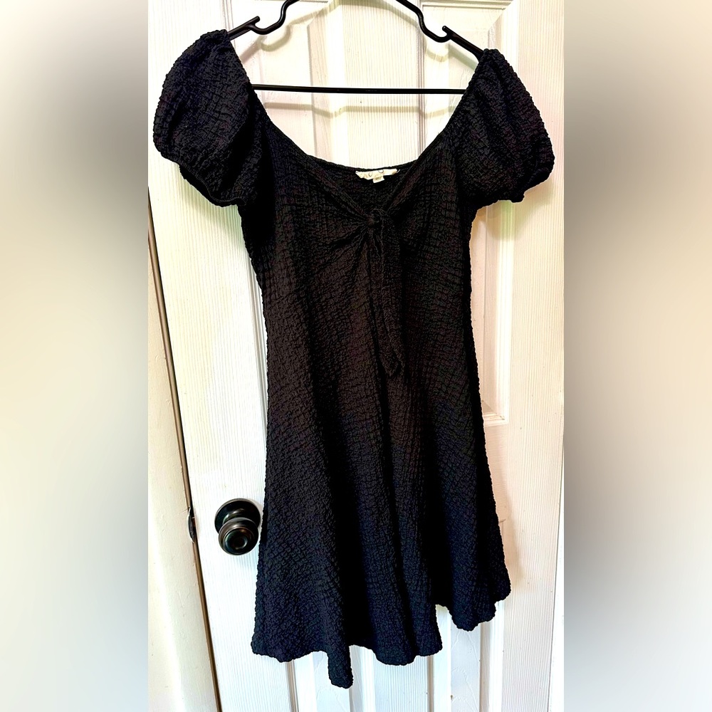 Jessica Simpson Sweetheart Neckline Off the Shoulder Crepe Dress, XL